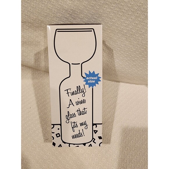 The Original Wine Bottle Glass Big Mouth Gift - Picture 4 of 9